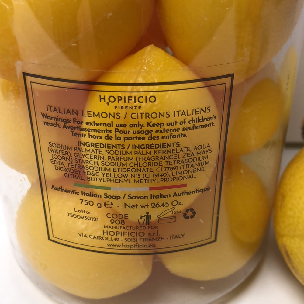 🍋HP🍋Hopificio Italian lemon soap - Picture 3 of 3